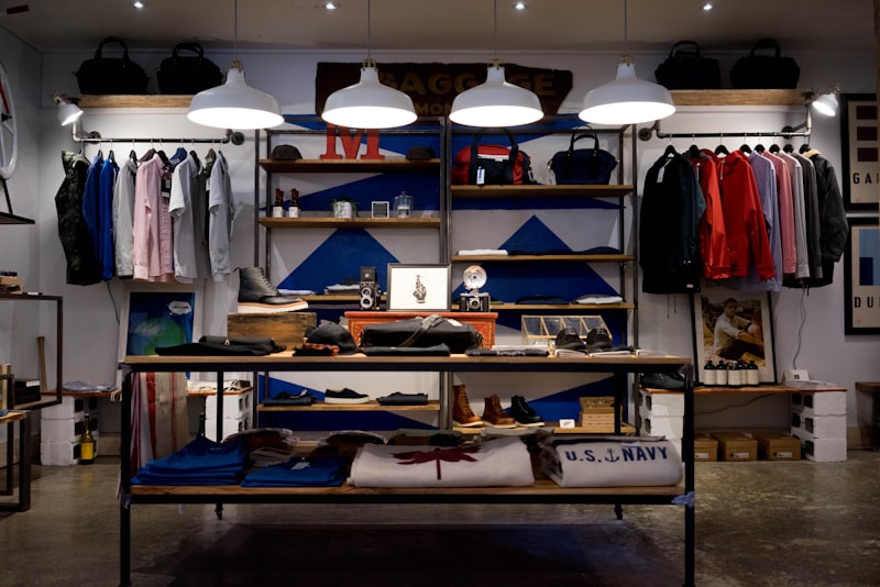 Rustic general store interior